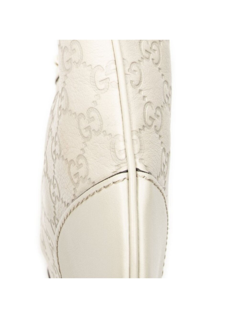 Gucci Brea Heart Crossbody Ivory Guccissima - Picture 8 of 10